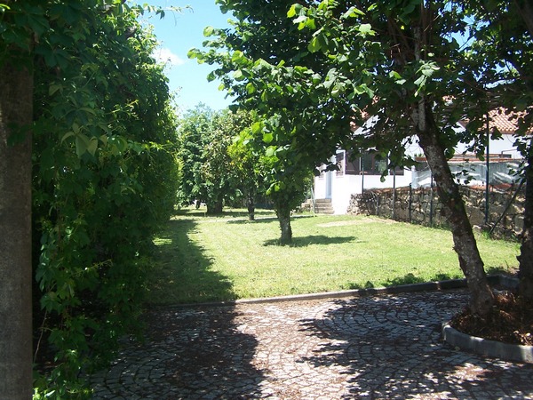 Lawn to SE of main villa