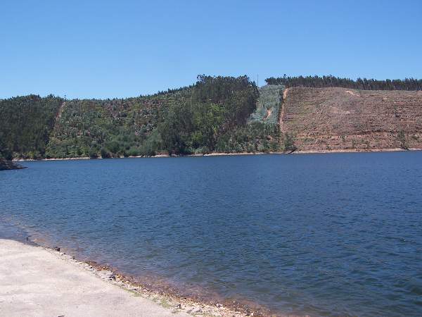 River beach on Lake Aguieira 2km from the villa