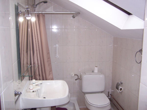 Fully Tiled Upstairs Shower Room